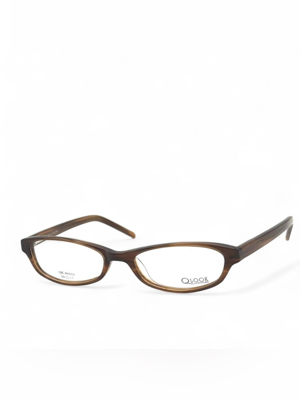 NWT Y2K  QLOOK Brown tortoiseshell Acetate Glasses Frames